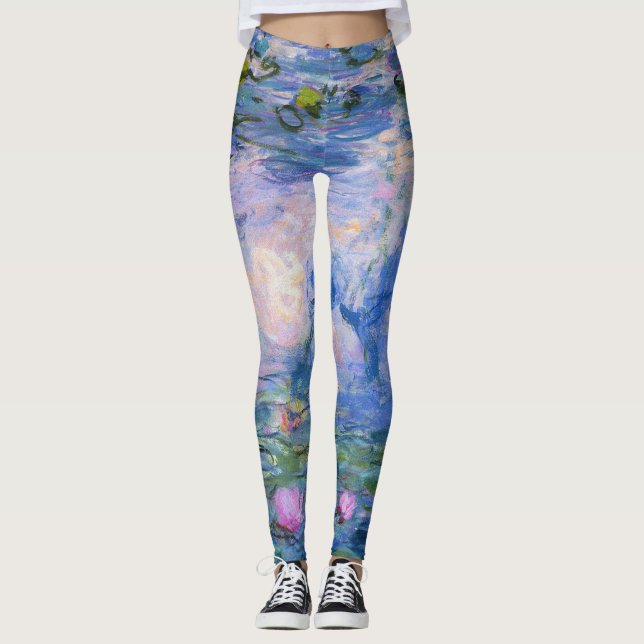 Leggings Claude Monet - lirios de agua 1919 (Anverso)