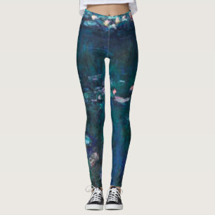 Leggings Claude Monet - Los labios del agua - Reflexión ve