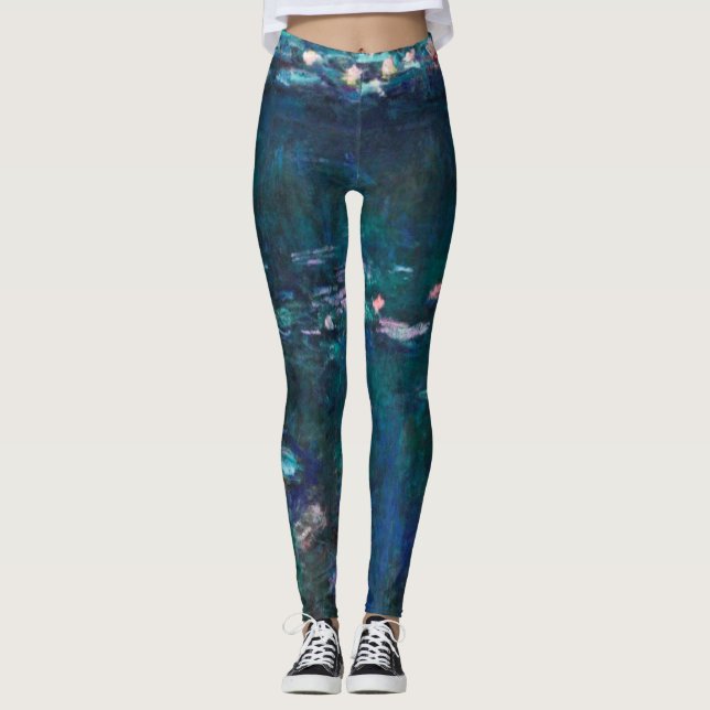 Leggings Claude Monet - Los labios del agua - Reflexión ver (Anverso)
