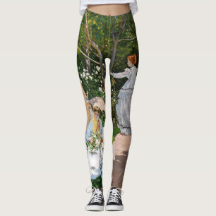 Leggings Claude Monet - Mujeres en el jardín