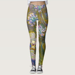 Leggings Claude Monet - Waterlilies y Agapanthus