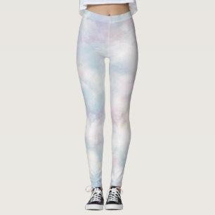 Leggings Clouds Pastel caprichosos
