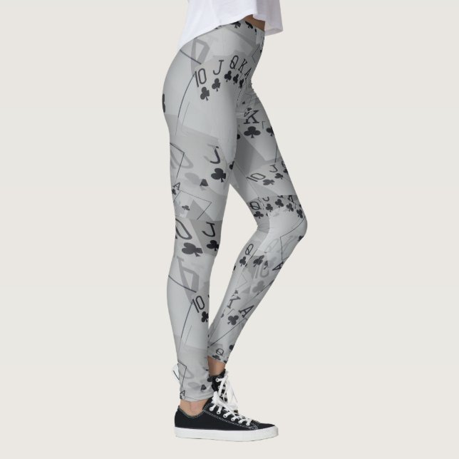 Leggings Clústeres, Flush, Leguas de las tarjetas de póquer (Derecha)