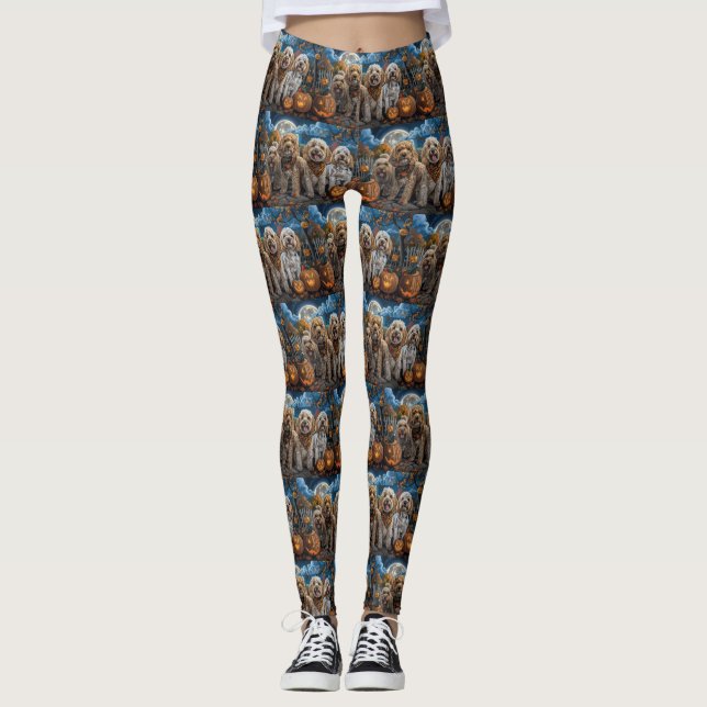 Leggings Cockapoo Halloween Spooky (Anverso)
