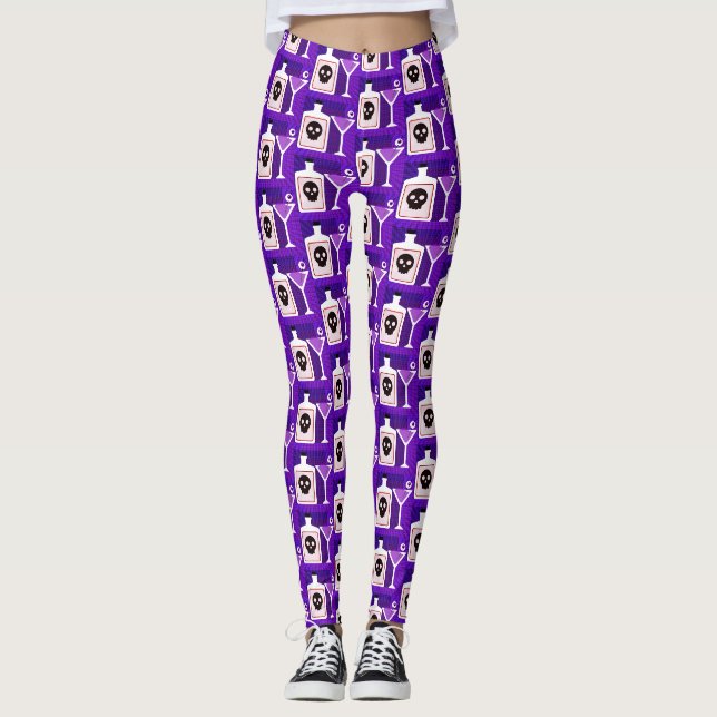 Leggings Cóctel PopArt Halloween (Anverso)