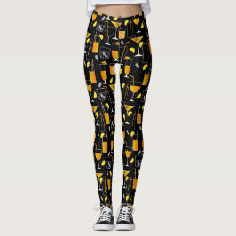 Leggings Cócteles y bebidas de camarero mixólogo