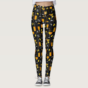 Leggings Cócteles y bebidas de camarero mixólogo