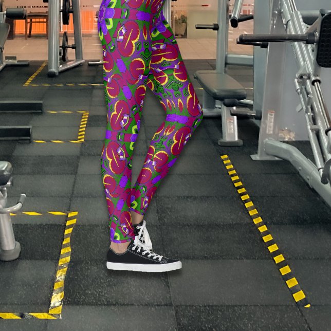 Leggings  Cœurs kaléidoscope - Hearts painting kaleidoscope (Subido por el creador)