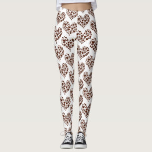Leggings Coffee Lover Heart Thunder_Cove