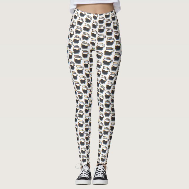 Leggings Coffee Pot Glitch (Anverso)