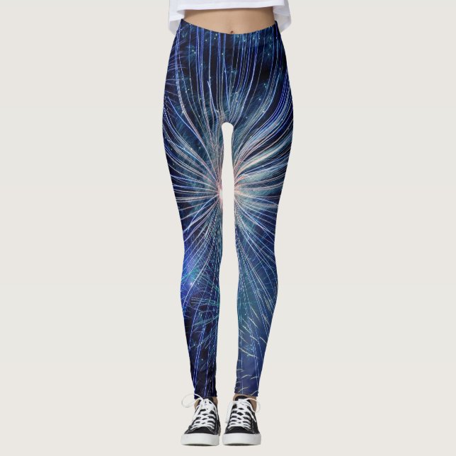 Leggings Cohetes de fuegos artificiales (Anverso)