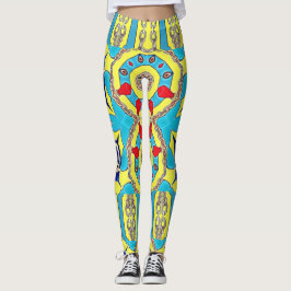 LEGGINGS COLAGE DE DISEÑADOR NAÚTICO