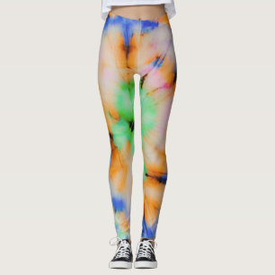 Leggings Colas negras, cosecha ondulada.