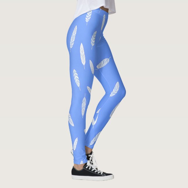 Leggings Colección Boho de Lujo Plumas Modernas (Derecha)