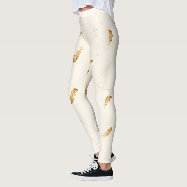 Leggings Colección Boho Moderna de Lujo Plumas (Izquierda)
