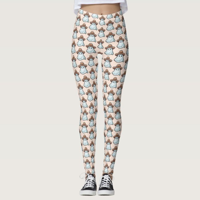 Leggings Colección de Halloween Baby Boo Cowboy Ghost (Anverso)