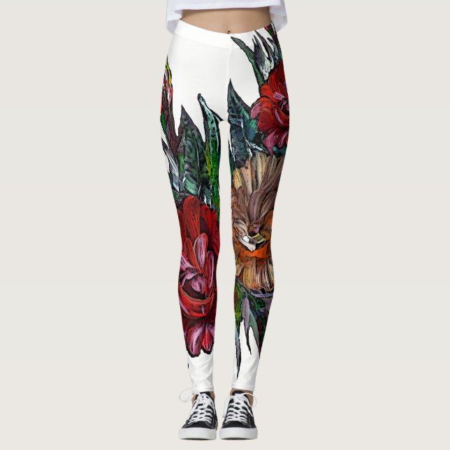 Leggings COLECCIÓN de MATRYOSHKA, ARTE usable (Anverso)