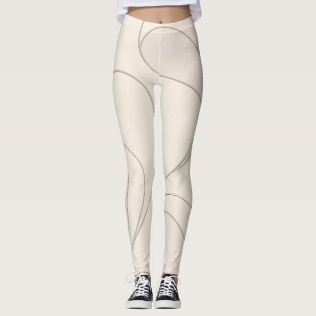 Leggings Colección de patrones modernos de yoga de lujo   (Anverso)