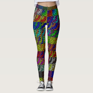 Leggings Colección de puntos de burbuja espacial