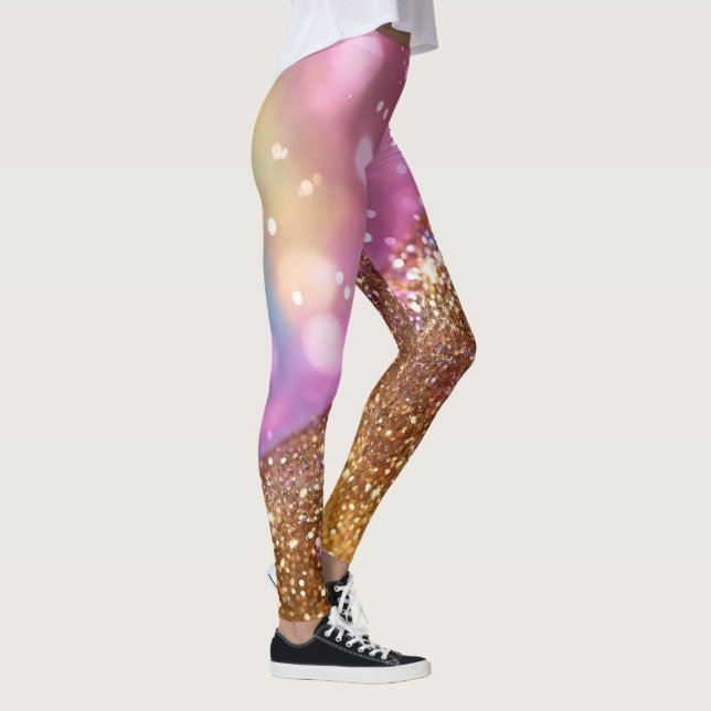 Leggings Colección holográfica popular de Opal purpurina (Derecha)