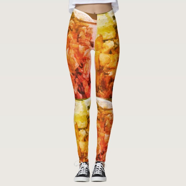 Leggings Colección saludable de alimentos (Anverso)