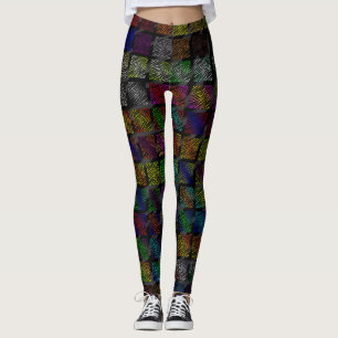 Leggings Colección Stripes de espacioTime arrancada