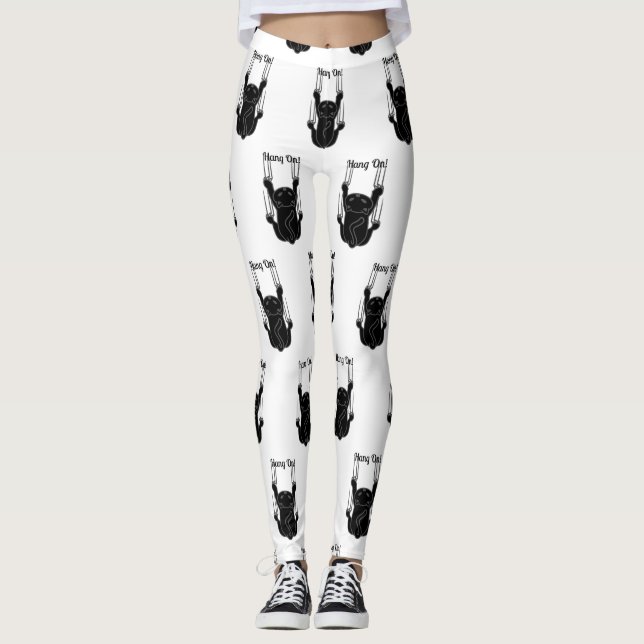 Leggings Colgar en gato negro Thunder_Cove (Anverso)