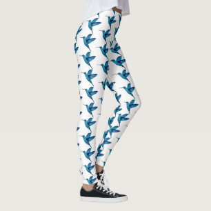 Leggings Colibrí azul