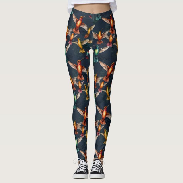 Leggings Colibrí dorada (Anverso)
