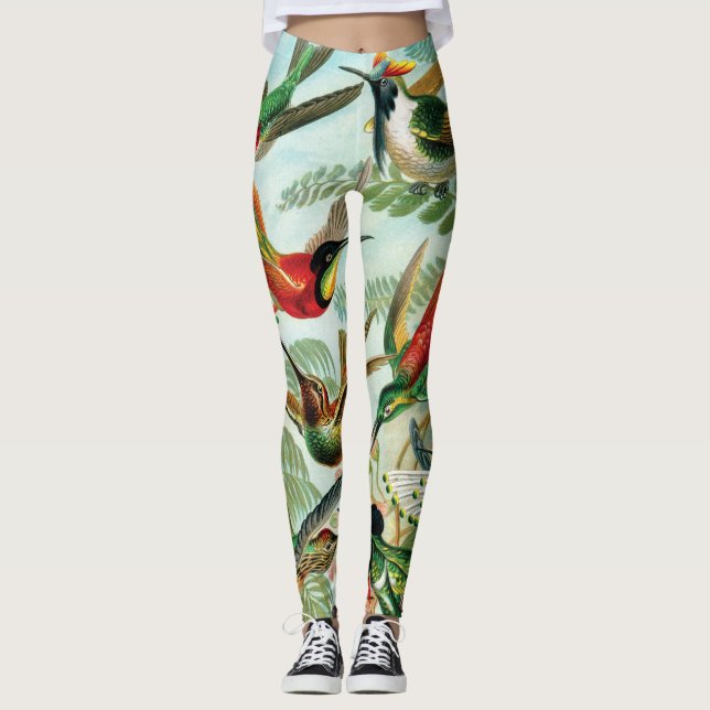 Leggings Colibríes de Ernst Haeckel (Anverso)