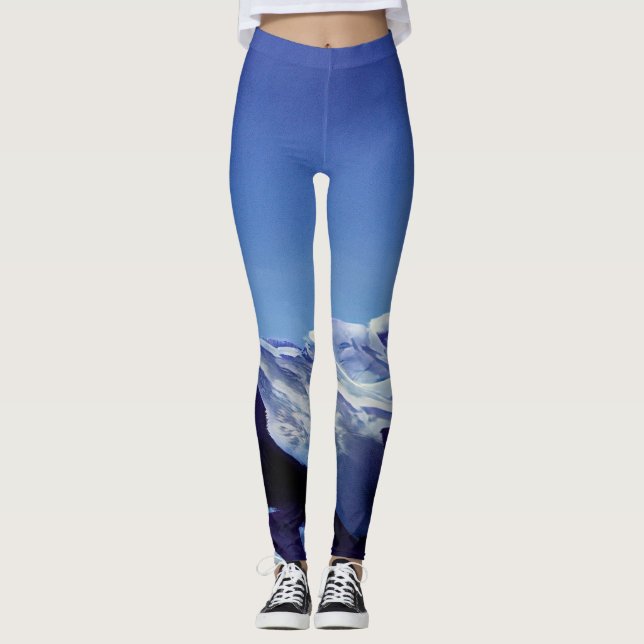 Leggings Colinas nevadas, panorama invernal (Anverso)