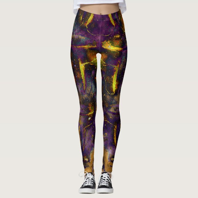 Leggings Colisiones cósmicas (Anverso)