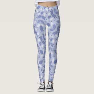 Leggings Collage de armonía botánica Pastel
