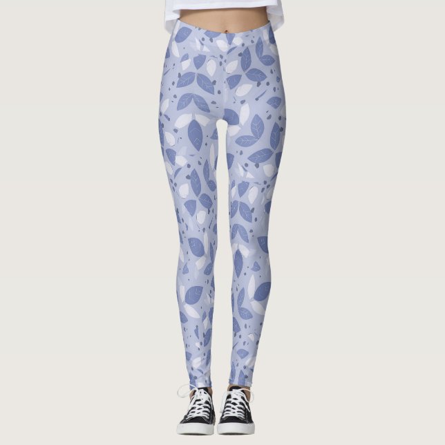 Leggings Collage de armonía botánica Pastel (Anverso)