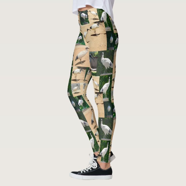 Leggings Collage de fotos Bin Chicken, piernas (Izquierda)