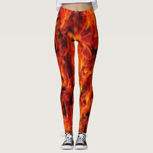 Leggings Collage de fotos Hipster de Moda moderna con llama