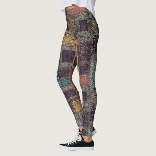 Leggings Collage de los metales