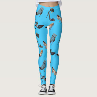 Leggings Collage de zapatos de tacón alto Stiletto Yoga Leg