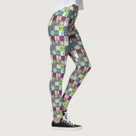 Leggings Collage del modelo de la naturaleza