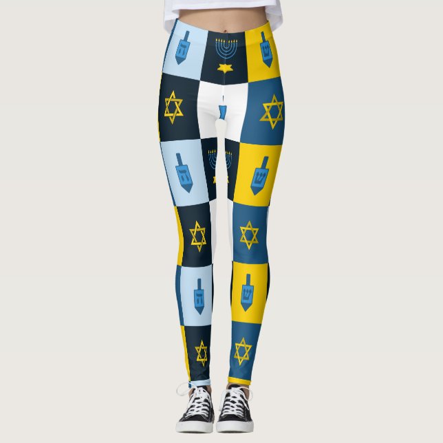 Leggings colombo hebreo hanukkah (Anverso)