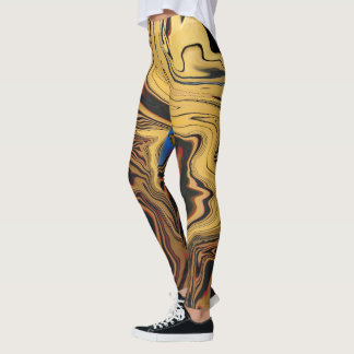 Leggings Color abstracto de estilo egipcio diseñado