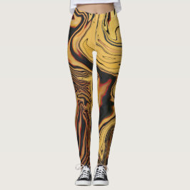 Leggings Color abstracto de estilo egipcio diseñado