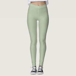 Leggings Color de color verde claro