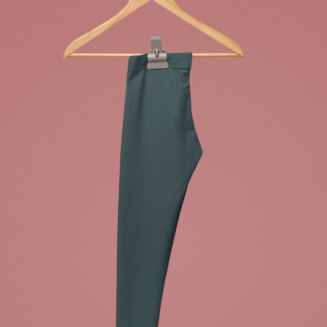 Leggings Color de la placa sólida de Gunmetal (Subido por el creador)