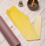 Leggings Color de la tendencia de color Ombre Salto de sol<br><div class="desc">Las elegantes leggings oscuras amarillas de nuestra colección de colores de tendencia otoño e invierno 2023/24 ofrecen un encanto intemporal. Estas coloridas y oscuras leggings amarillentas de color amarillo claro presentan un gradiente que va de un matiz más profundo y más intenso en la cintura a un tono pastel más...</div>