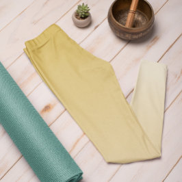 Leggings Color de tendencia de color amarillo dorado - Pier