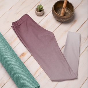 Leggings Color de tendencia de color rojo Vino - Piernas Pa