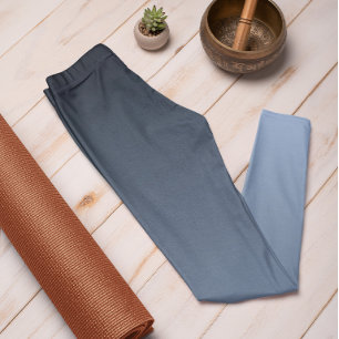 Leggings Color de tendencia otoñal Polvo Piernas de tonos a
