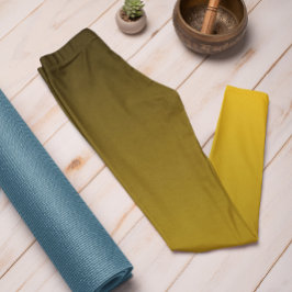 Leggings Color de tendencia otoñal Salto de sol Leyendas de