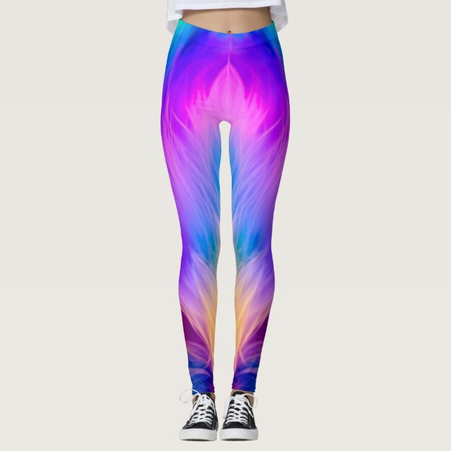 Leggings Color del arcoiris Fur Design-75293 (Anverso)